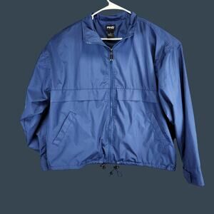 Men's Ping Collection Blue Windbreaker Jacket Size Medium Vented